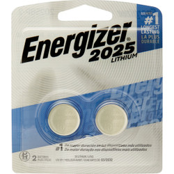 Energizer 2025 Lithium Coin Cell Battery (2-Pack) 2025BP-2