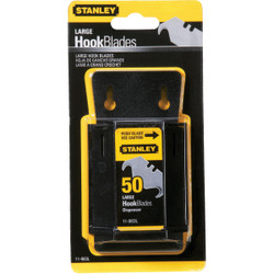 Stanley Large 2-Ended Hook 1-7/8 In. Utility Knife Blade (50-Pack) 11-983L