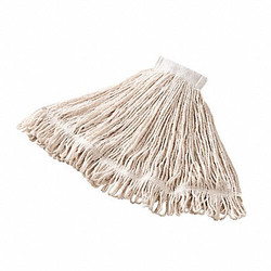 Rubbermaid Commercial Wet Mop,White,Cotton,PK6 FGD15306WH00