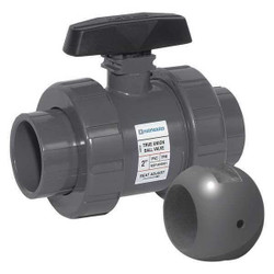 Hayward Flow Control Manual 2-Way Ball Valve,True-Union,PVC TBH1200ASTV0Z00