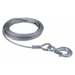 Dutton-Lainson Cable and Hook,1/4 In x 25 Ft. 6520