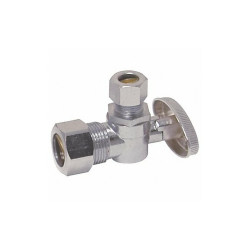 Manufacturer Varies Water Supply Stop,Brass,1/4-Turn,5/8" 10740lf