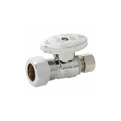 Manufacturer Varies Water Supply Stop,Brass,1/4-Turn,5/8" 10756lf