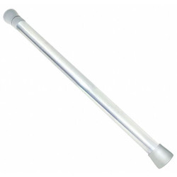 Sim Supply Shower Rod,Zinc,72 in L,White  15124