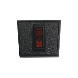 Battery Doctor Rocker Switch,SPST,Panel Mount,Red 20595