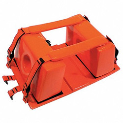 Medsource Head Immobilizer,10-1/2x16x6-1/2,Orange MS-91000