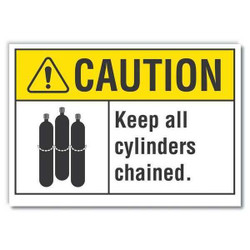 Lyle Caution Sign,7inx10in,Non-PVC Polymer LCU3-0094-ED_10x7