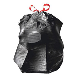 Glad Trash Bag,30 gal.,Black,PK70 70358