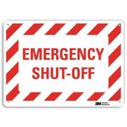 Lyle Emergency Sign,10 in x 14 in,Aluminum U7-1060-NA_14x10