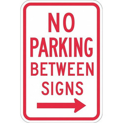 Lyle No Parking Between Sign,18" x 12" T1-1051-DG_12x18