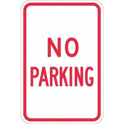 Lyle No Parking Parking Sign,18" x 12"  T1-1071-DG_12x18