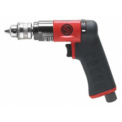 Chicago Pneumatic Drill,Air-Powered,Pistol Grip,3/8 in CP7300RC