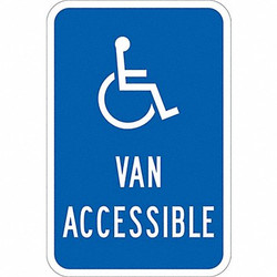 Lyle ADA Handicapped Parking Sign,18" x 12" T1-1135-DG_12x18