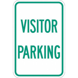 Lyle Visitor Parking Sign,18" x 12" T1-1191-EG_12x18