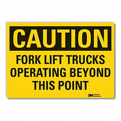 Lyle Caution Sign,10inx14in,Non-PVC Polymer LCU3-0398-ED_14x10