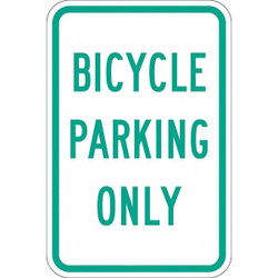 Lyle Bike Parking Sign,18" x 12" T1-1223-EG_12x18
