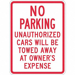 Lyle Tow Zone No Parking Sign,18" x 12" T1-1047-DG_12x18