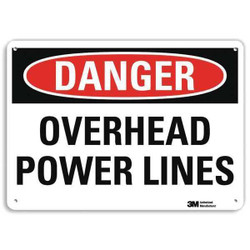 Lyle Danger Sign,7 in x 10 in,Aluminum U3-1891-NA_10x7