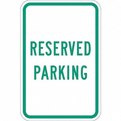 Lyle Reserved Parking Sign,18" x 12" T1-1032-DG_12x18