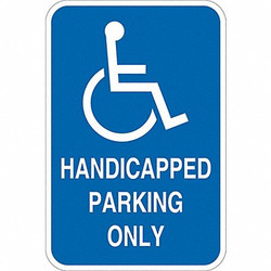 Lyle ADA Handicapped Parking Sign,18" x 12"  T1-1134-DG_12x18