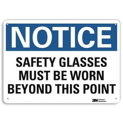 Lyle Notice Sign,10 inx14 in,Aluminum U5-1499-NA_14x10