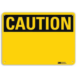 Lyle Caution Sign,7 in x 10 in,Aluminum U4-1037-NA_10x7