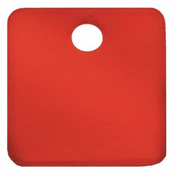 Sim Supply Blank Tag,Alum,1 1/2in H,1 1/2in W,PK25  43657