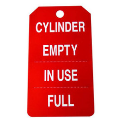 Manufacturer Varies Cylindr Tag,5 3/4in H,3 1/4in W,PVC,PK25 43Z329