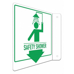 Lyle Safety Sign,8 in x 8 in,Aluminum LCFL-0028-NA_8x8