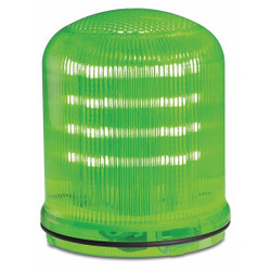 Federal Signal Beacon Warning Light,Green,LED SLM100G