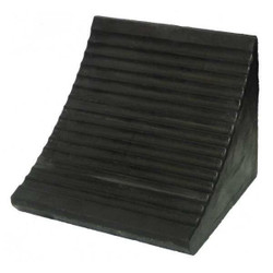 Ame Wheel Chock,10 In H,Rubber,Black 15301