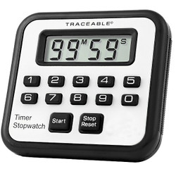 Traceable Digital Timer, CountDown,CountUp, 100min 5020