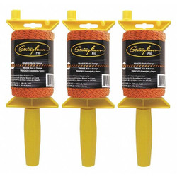 Stringliner Mason's Line Reel,Black/Orange,500',PK3 25491