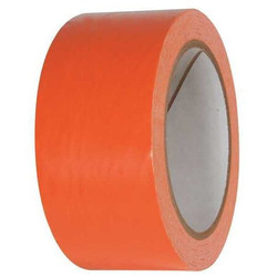 Sim Supply Floor Tape,Orange,2 inx216 ft,Roll  15D722