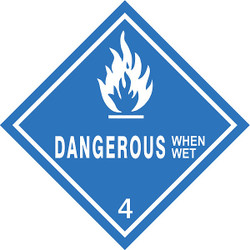 Manufacturer Varies DOT Container Label,4" Label W,PK250 8EY47