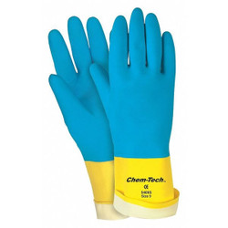 Mcr Safety Chemical Gloves,M,12 in. L,Straight,PK12 5408S