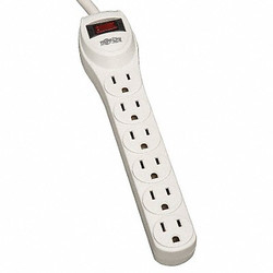 Tripp Lite Surge Protector Strip,6 Outlet,Gry  TLP602