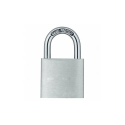Manufacturer Varies Keyed Padlock,1 3/16 in,Rectangle,Silver 48JP86