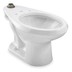 American Standard Toilet Bowl,Elongated,Floor,Flush Valve 3451001.020