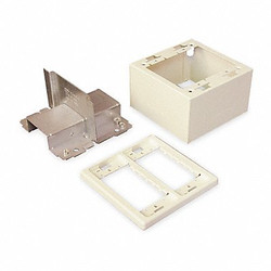 Legrand Divided Device Box,Ivory,Steel,Boxes V2444D-2A