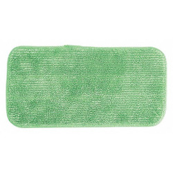 Hospeco Mop Pad,Green,Microfiber,PK12 2504-SPH-MFP-11G