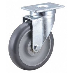 Sim Supply Standard Plate Caster,Swivel,250 lb.  4DE55