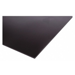 Sim Supply PlstcSheet,UHMWPE,12"x12",0.75"T,Blk,Opq  PS-UHMW-RCY-22