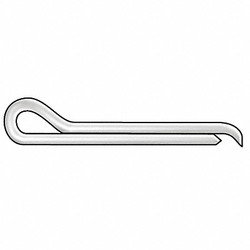 Sim Supply Cotter Pin,0.156 in dia,2.5 in L,PK50  3DZL6