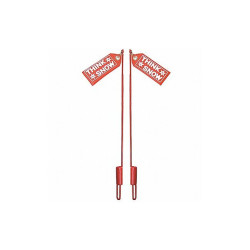 Snowplow Aftermarket Manufacturing Blade Guide Kit,25 In,Red,w/Flag 1308210