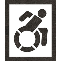 Rae Pavement Stencil,47"H,38"W,0.125" Thick STL-108-33901