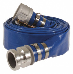 Sim Supply Water Hose Assembly,3"ID,50 ft.  45DT97