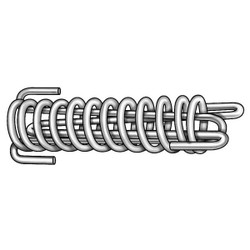 Sim Supply Ext Spring,Safety Drawbar,Stl,8 3/4 OAL  1NBT2