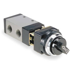 Aro Manual Air Control Valve, Knob, Black M252LS-10