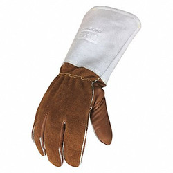 Welding Gloves,MIG,Cowhide,14-1/4",M,PR